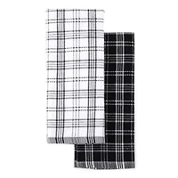 Cooks Windowpane 2-pc. Kitchen Towel Set