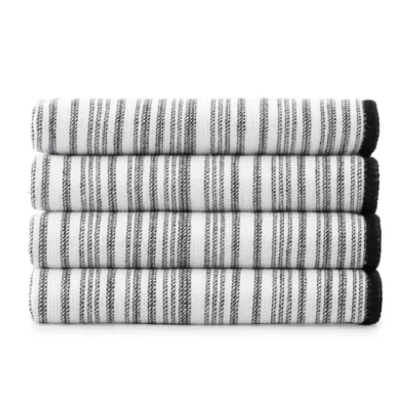 Cooks Striped Scrubber 4-pc. Dish Cloth Set