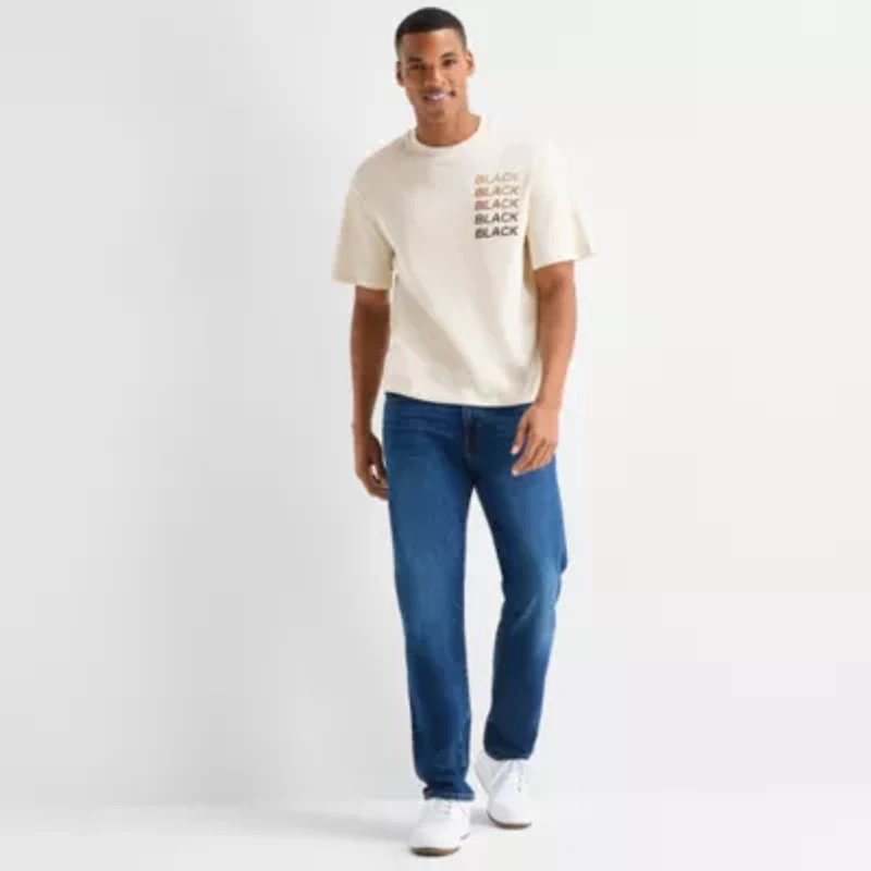 Hope & Wonder Black History Month Mens Crew Neck Short Sleeve Boxy Fit Graphic T-Shirt