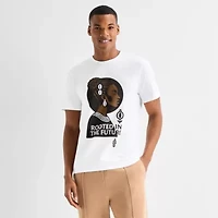 Hope & Wonder Black History Month Rooted The Future Mens Crew Neck Short Sleeve Regular Fit Graphic T-Shirt