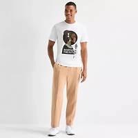 Hope & Wonder Black History Month Rooted The Future Mens Crew Neck Short Sleeve Regular Fit Graphic T-Shirt