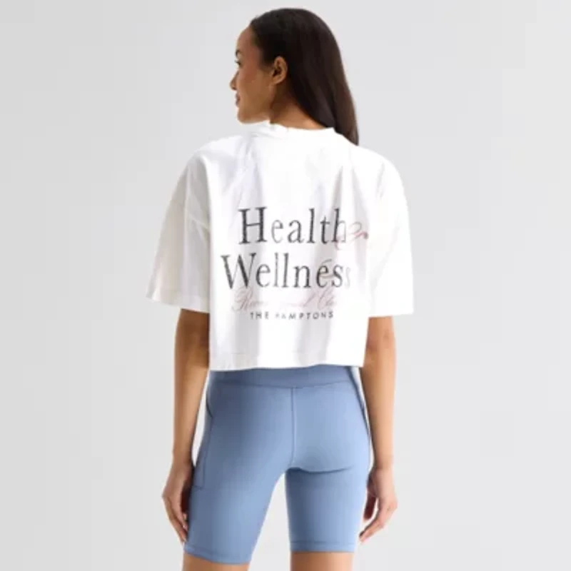 Xersion Womens Crew Neck Short Sleeve Active T-Shirt