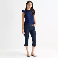 St. John's Bay Womens Crew Neck Blouse