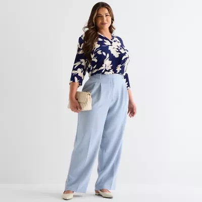 Worthington Plus Womens Everyday Pant