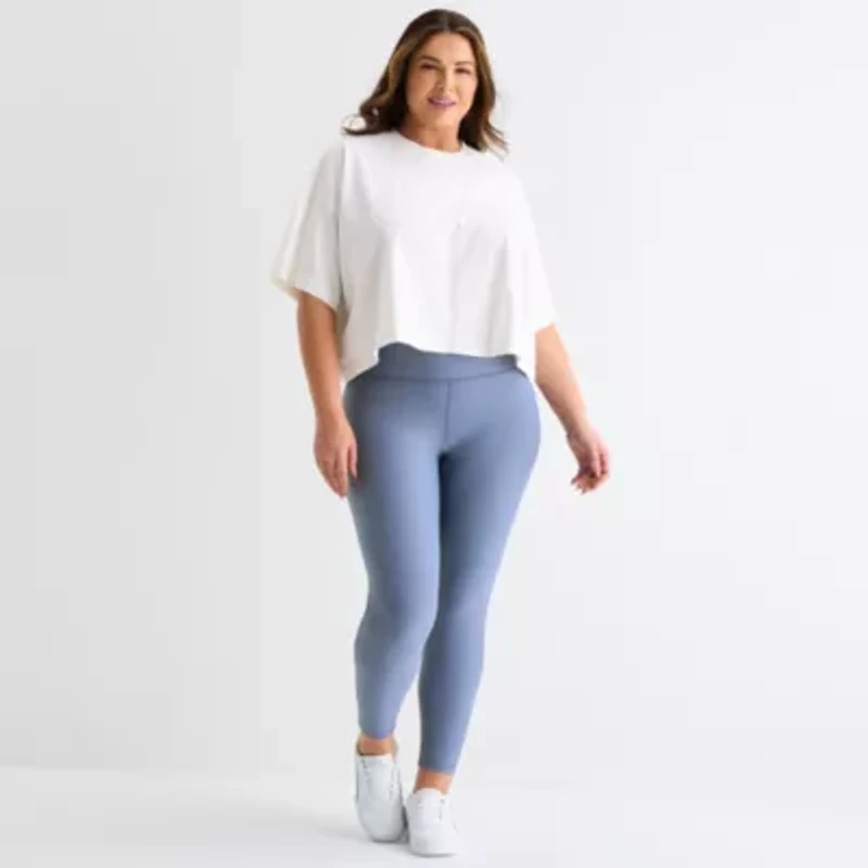 Xersion Womens Crew Neck Short Sleeve Active Plus T-Shirt