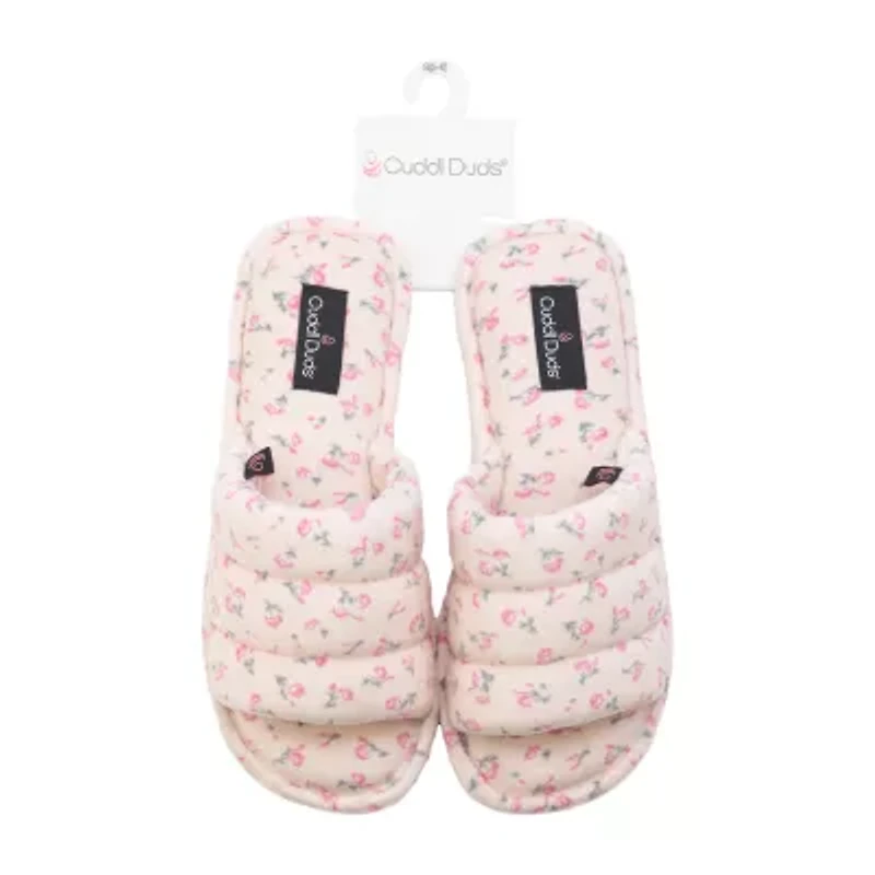 Cuddl Duds Womens Slip-On Slippers