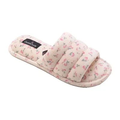 Cuddl Duds Womens Slip-On Slippers