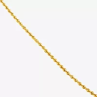 14K Yellow Gold 1.8mm Hollow Rope Chain Necklace