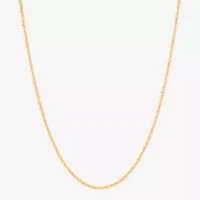 Made in Italy 14K Gold 18 Inch Curb Chain Necklace