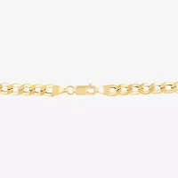 Made in Italy Mens 10K Gold 22 Inch Curb Chain Necklace