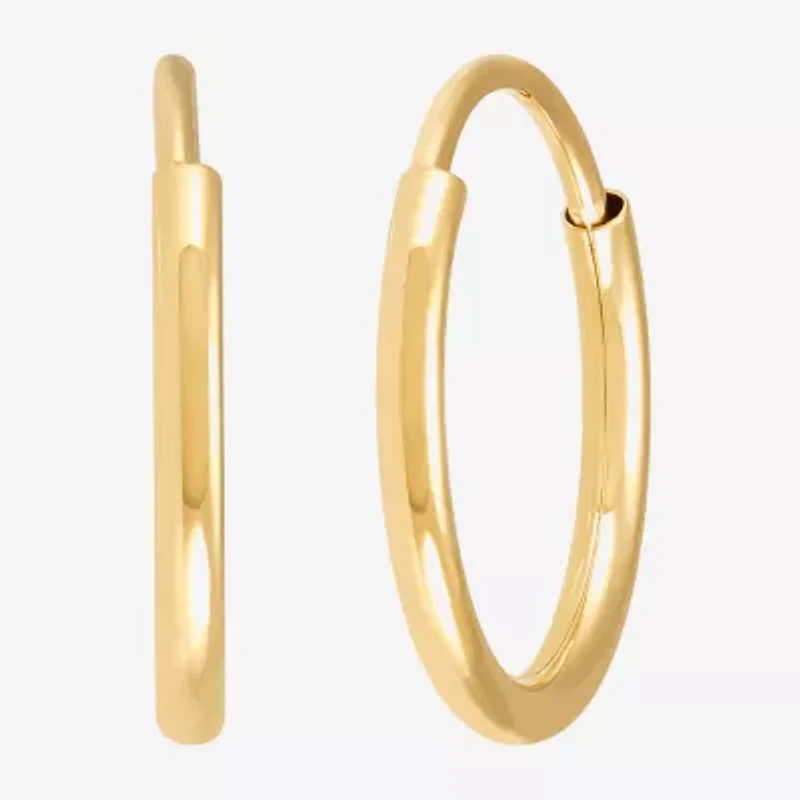 Limited Quantities! Girls 14K Gold Hoop Earrings
