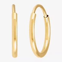 Limited Quantities! Girls 14K Gold Hoop Earrings
