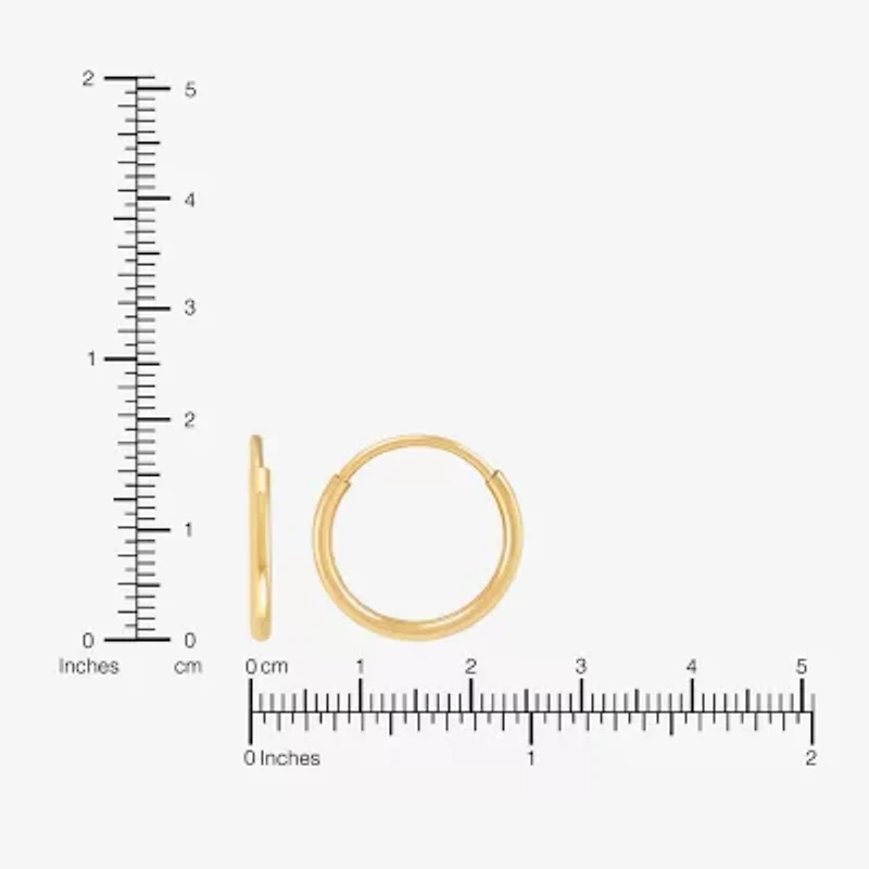 Limited Quantities! Girls 14K Gold Hoop Earrings