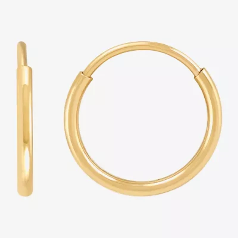 Limited Quantities! Girls 14K Gold Hoop Earrings