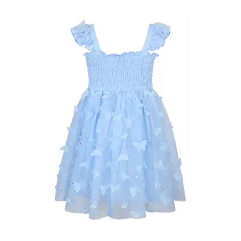 Lilt Little Girls Sleeveless A-Line Dress