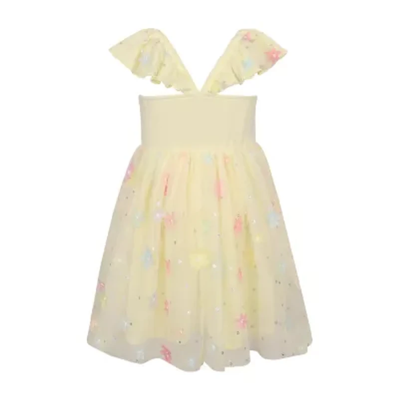 Lilt Little Girls Short Sleeve A-Line Dress