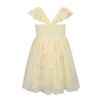 Lilt Little Girls Short Sleeve A-Line Dress