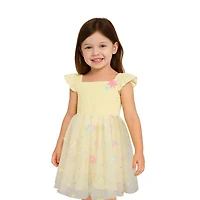 Lilt Little Girls Short Sleeve A-Line Dress