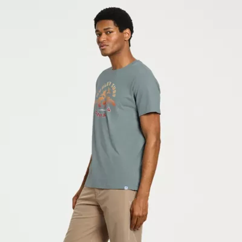 Hurley Mens Crew Neck Short Sleeve Regular Fit Graphic T-Shirt
