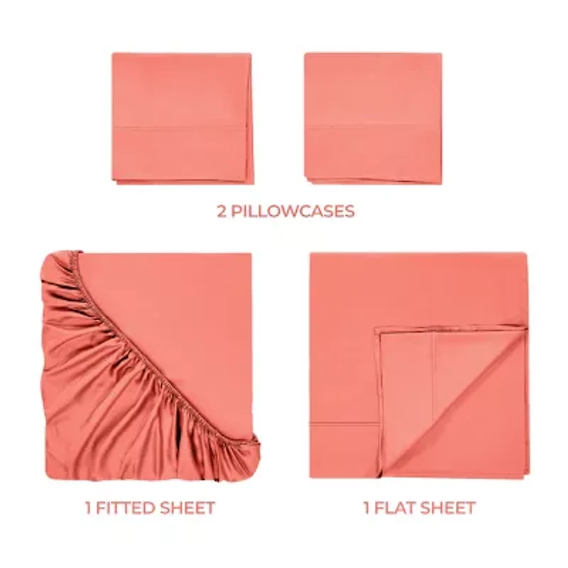 SUPERIOR® Egyptian Cotton Luxury Sateen 700tc Deep Pocket Sheet Set