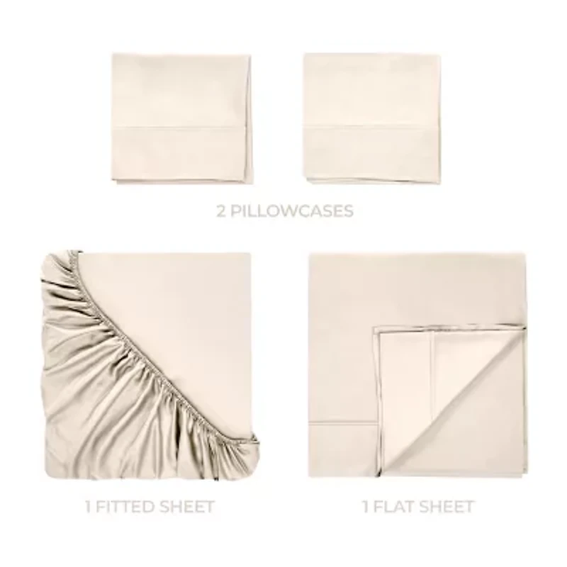 SUPERIOR® Egyptian Cotton Luxury Sateen 700tc Deep Pocket Sheet Set
