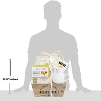 Alder Creek Tea Time Wicker Basket Valentines Day Food Set