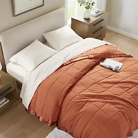 Madison Park Prospect Lightweight Down Alternative Blanket with Satin Trim