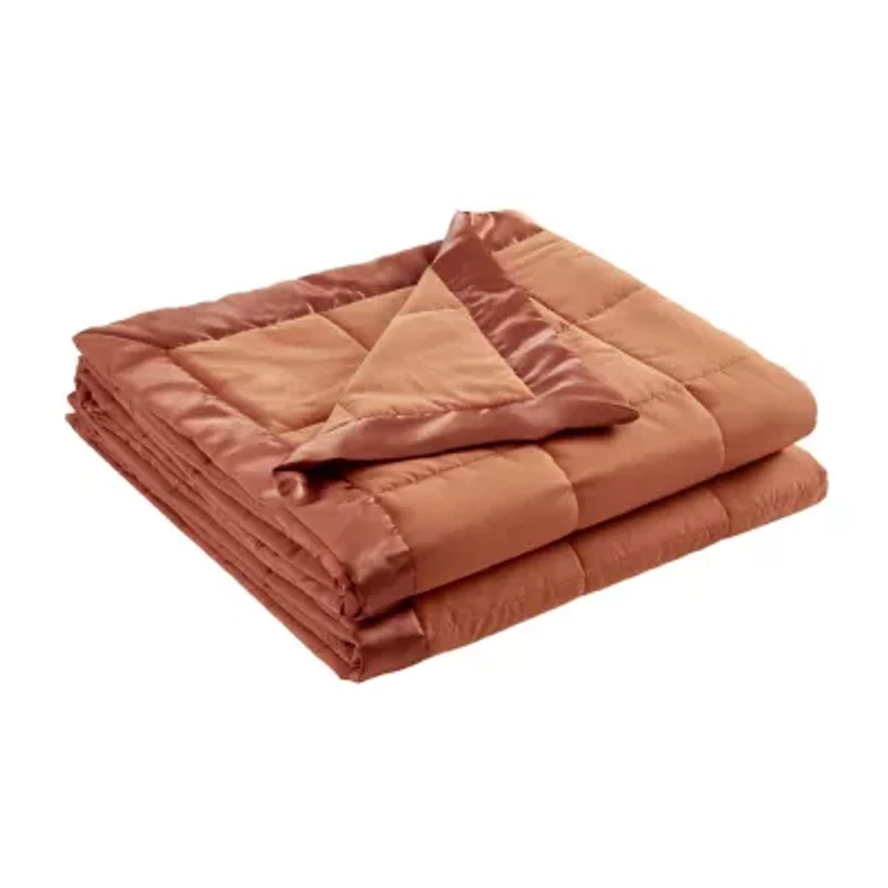 Madison Park Prospect Lightweight Down Alternative Blanket with Satin Trim