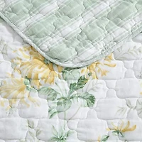 Laura Ashley Honeysuckle 3-pc. Reversible Quilt Set