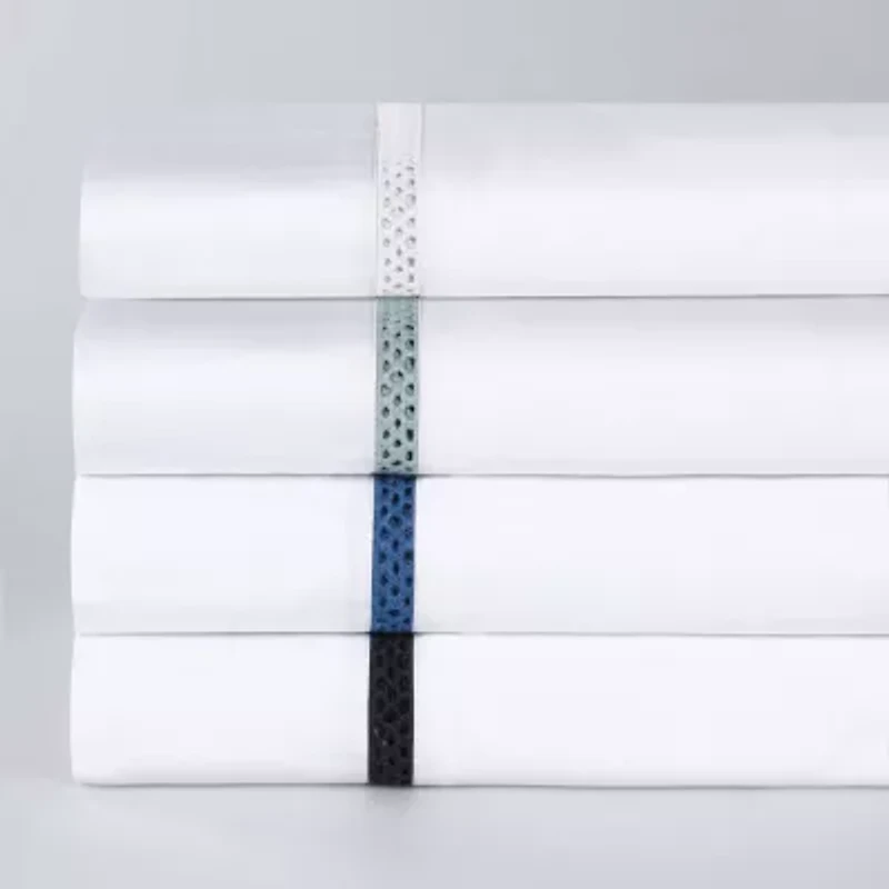 SUPERIOR® Riverton Cotton Cross Stitch Embroidery 320tc Deep Pocket Sheet Set