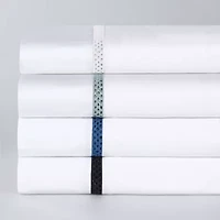 SUPERIOR® Riverton Cotton Cross Stitch Embroidery 320tc Deep Pocket Sheet Set