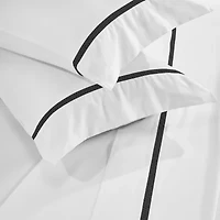 SUPERIOR® Riverton Cotton Cross Stitch Embroidery 320tc Deep Pocket Sheet Set