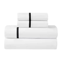 SUPERIOR® Riverton Cotton Cross Stitch Embroidery 320tc Deep Pocket Sheet Set
