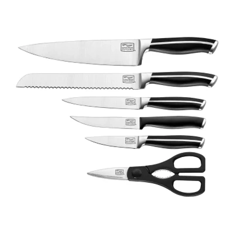 Chicago Cutlery Burling Integrated Steel Handle 14-pc Block Set