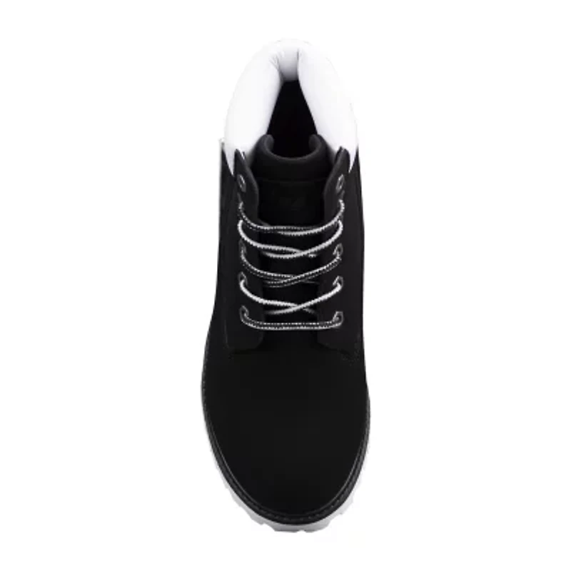 Lugz Womens Convoy Flat Heel Lace Up Boots