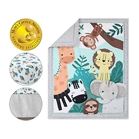 The Peanutshell Safari Adventures 3-pc. Crib Bedding Set