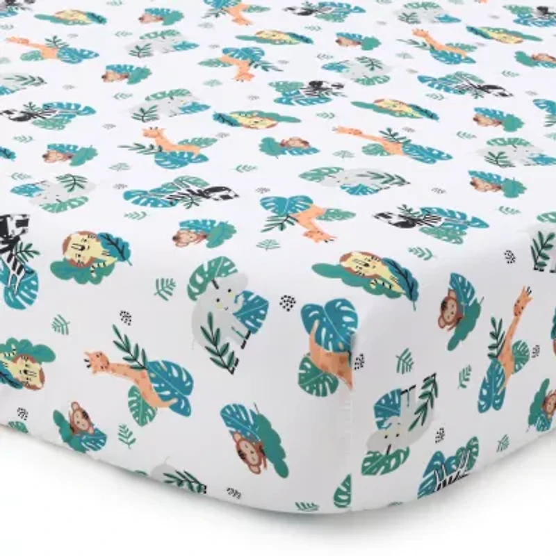 The Peanutshell Safari Adventures 3-pc. Crib Bedding Set