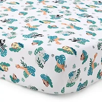 The Peanutshell Safari Adventures 3-pc. Crib Bedding Set