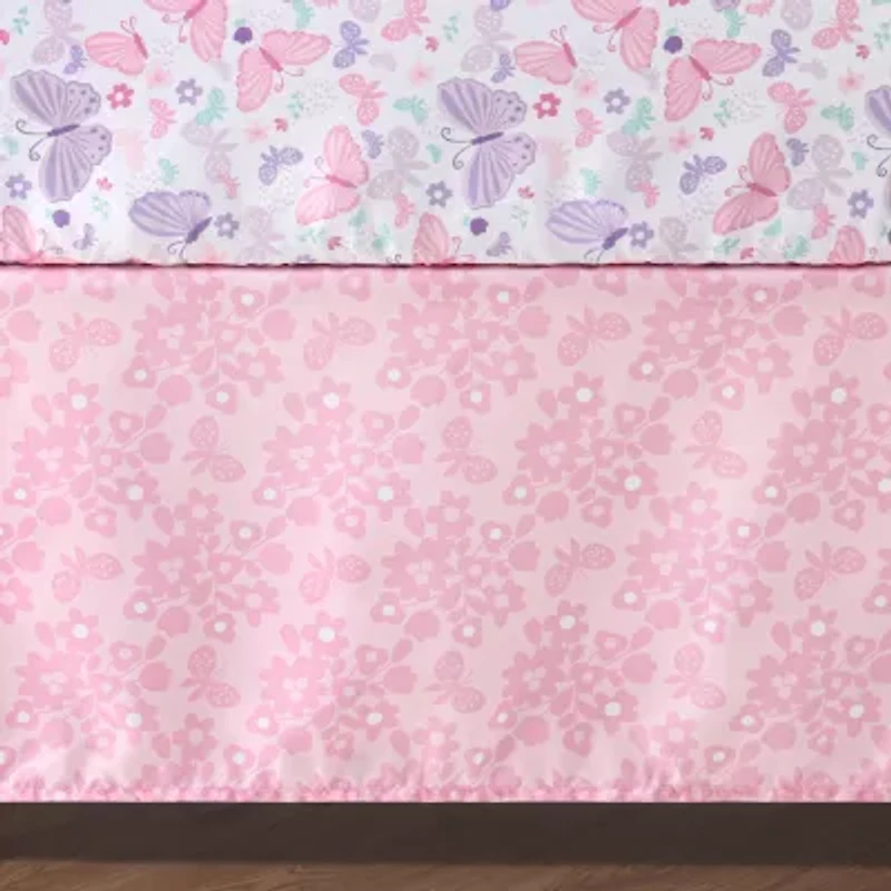 The Peanutshell Butterfly Song 3-pc. Crib Bedding Set