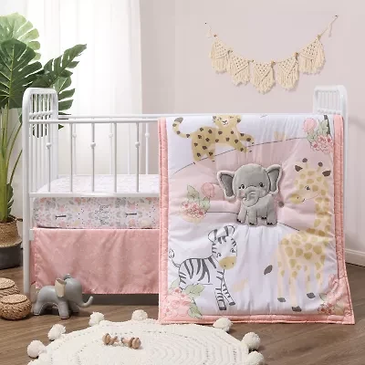 The Peanutshell Wildest Dreams 3-pc. Crib Bedding Set