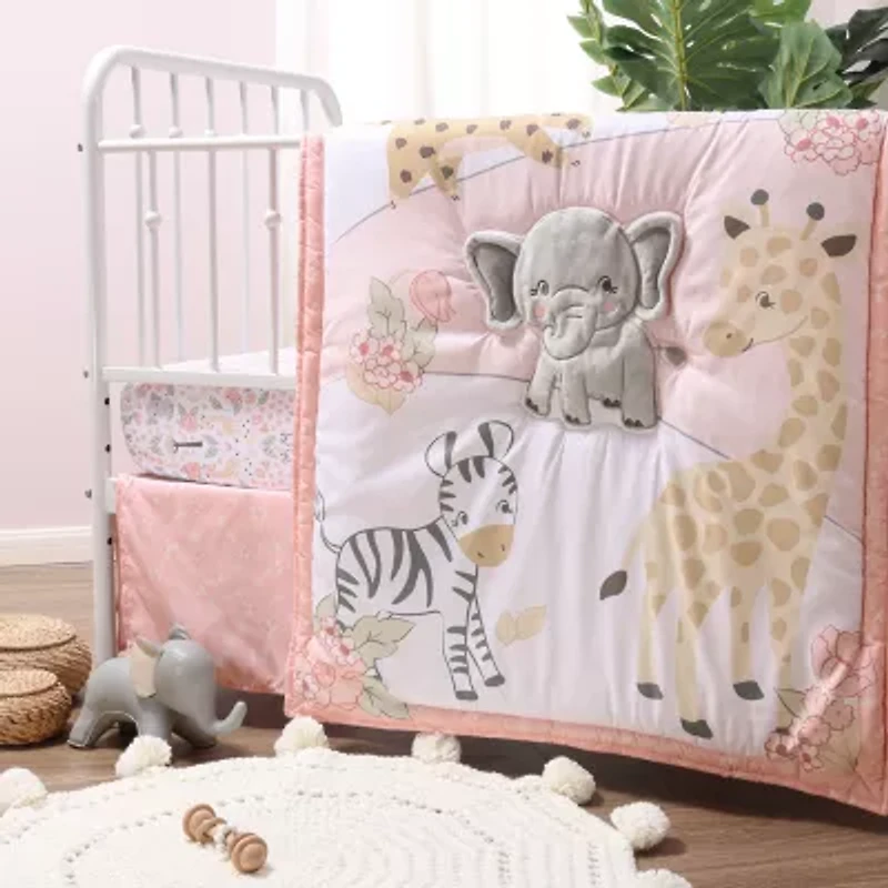 The Peanutshell Wildest Dreams 3-pc. Crib Bedding Set