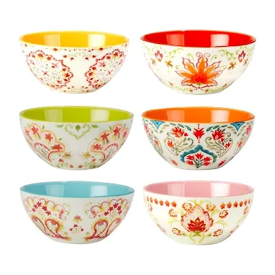 Certified International Francesca 6-pc. Ice Cream Bowl Set