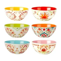 Certified International Francesca 6-pc. Ice Cream Bowl Set