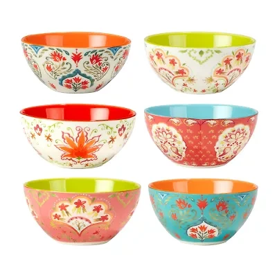 Certified International Francesca 6-pc. Cereal Bowl Set