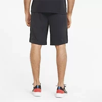 PUMA Rtg Mens 10" Mid Rise Moisture Wicking Workout Shorts