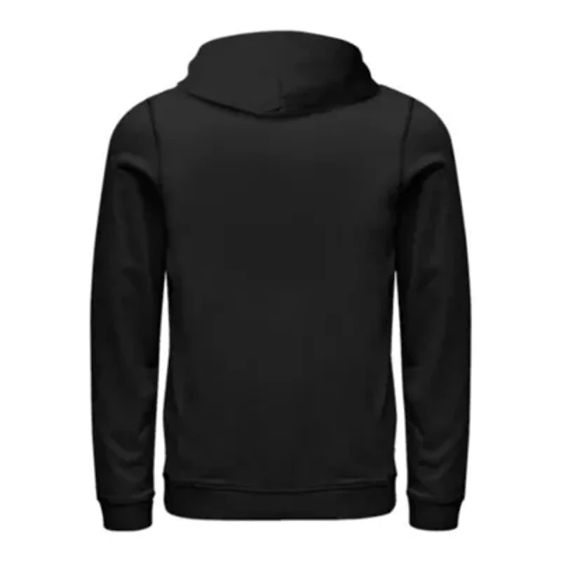 Mens Hooded Long Sleeve Classic Fit Black Panther Marvel Graphic T-Shirt