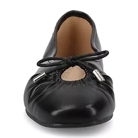 Journee Collection Callee Womens Square Ballet Flats