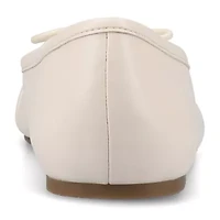 Journee Collection Callee Womens Square Ballet Flats