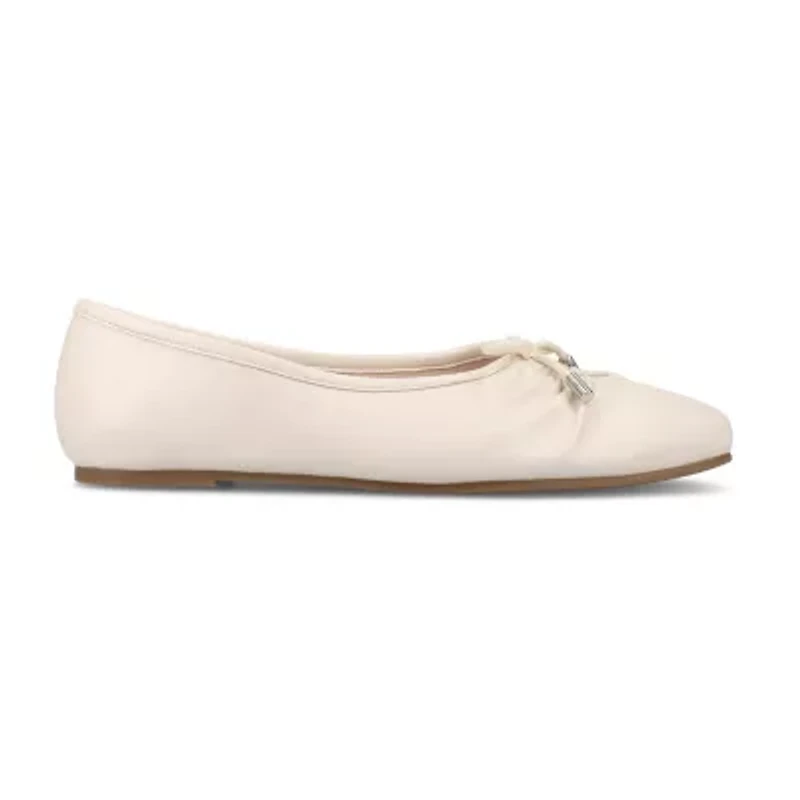 Journee Collection Callee Womens Square Ballet Flats