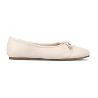 Journee Collection Callee Womens Square Ballet Flats